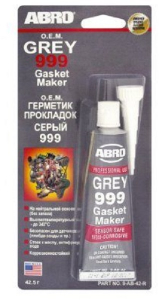 Герметик прокладок силикон. OEM (серый) 42 гр ABRO 9-AB-42 