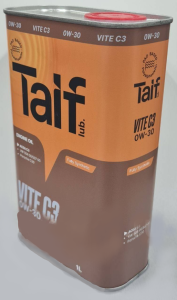 Моторное масло Taif Vite 0W30 C3 4л