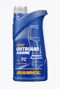 Моторное масло Mannol OUTBOARD Marine 1л API TC JASO FC NMMA TC-W3 7207 синт.
