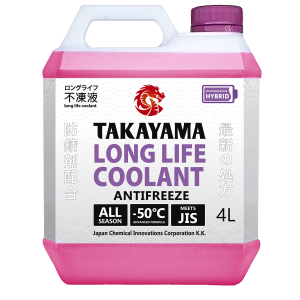 Антифриз TAKAYAMA Long Life Coolant Hybrid -50С 4 л