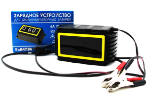Зарядное устройство ВЫМПЕЛ-13 (автомат,6А, LED экран, мал.корпус)