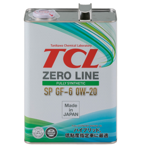 Моторное масло TCL Zero Line Fully Synth, Fuel Economy, SP, GF-6, 0W20 4л