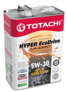 Моторное масло TOTACHI HYPER Ecodrive Fully Synthetic SP/GF-6A 5W-30 Акция 4+1=5 л