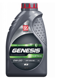 Моторное масло Лукойл Genesis Armortech JP 0W-20 1л