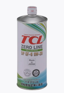 Моторное масло TCL Zero Line Fully Synth, Fuel Economy, SP, GF-6, 0W20 1л