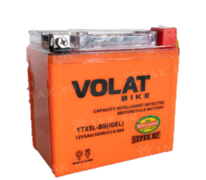 Аккумулятор VOLAT МОТО 5 Ah YTX5L-BS(iGEL) R+ Китай