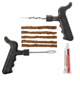 Набор для ремонта бескамерных шин Skyway (клей) 8 предметов