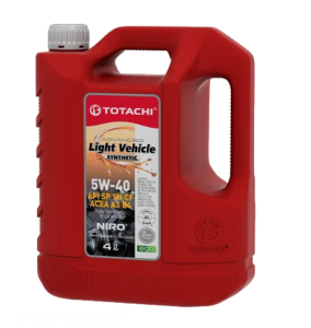 Моторное масло TOTACHI NIRO LV Synthetic SAE 5w40 A3/B4 4л (пластик) + TOTACHI TG-40 140 мл 