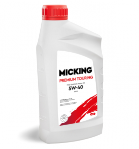 Моторное масло MICKING Premium Touring MG1 5W40 SN синт. 1 л 