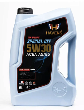 Масло моторное Havens Special OEF SAE 5W30 ACEA A5/B5 5L