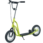 Самокат NOVATRACK STAMP N1 V-brake, ручн. торм., дропаут, лимонный